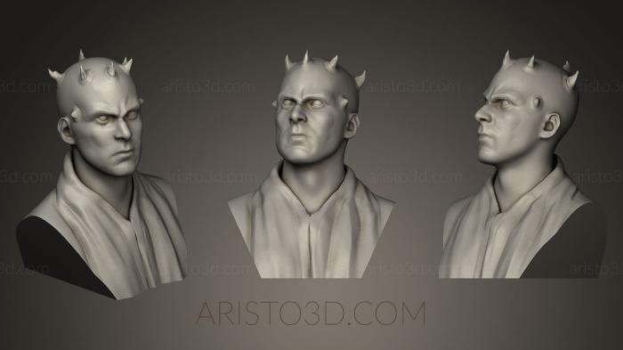 Busts of heroes and monsters (BUSTH_0090) 3D model for CNC machine